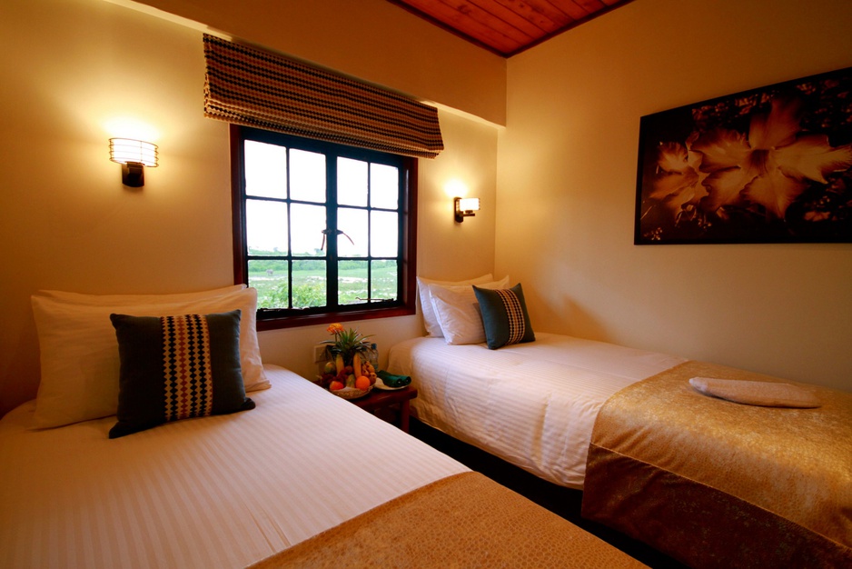 The Ark Kenya twin room