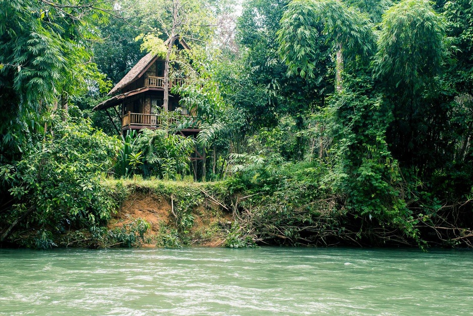 Our Jungle House Resort River Bungalow