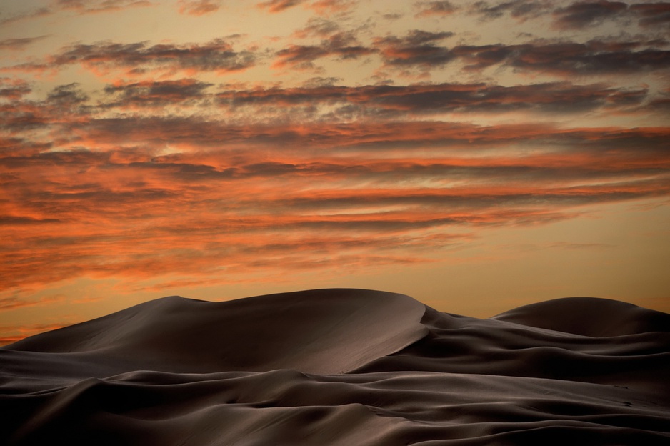 Liwa desert sand dunes