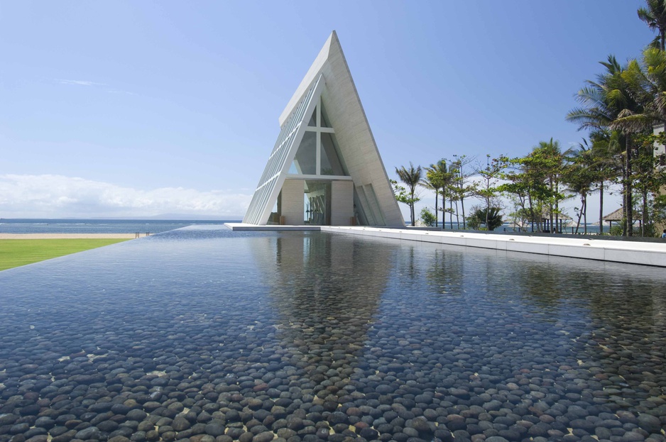 Conrad Bali infinity wedding chapel