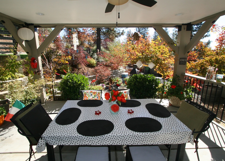 Covered Bridge House terrace