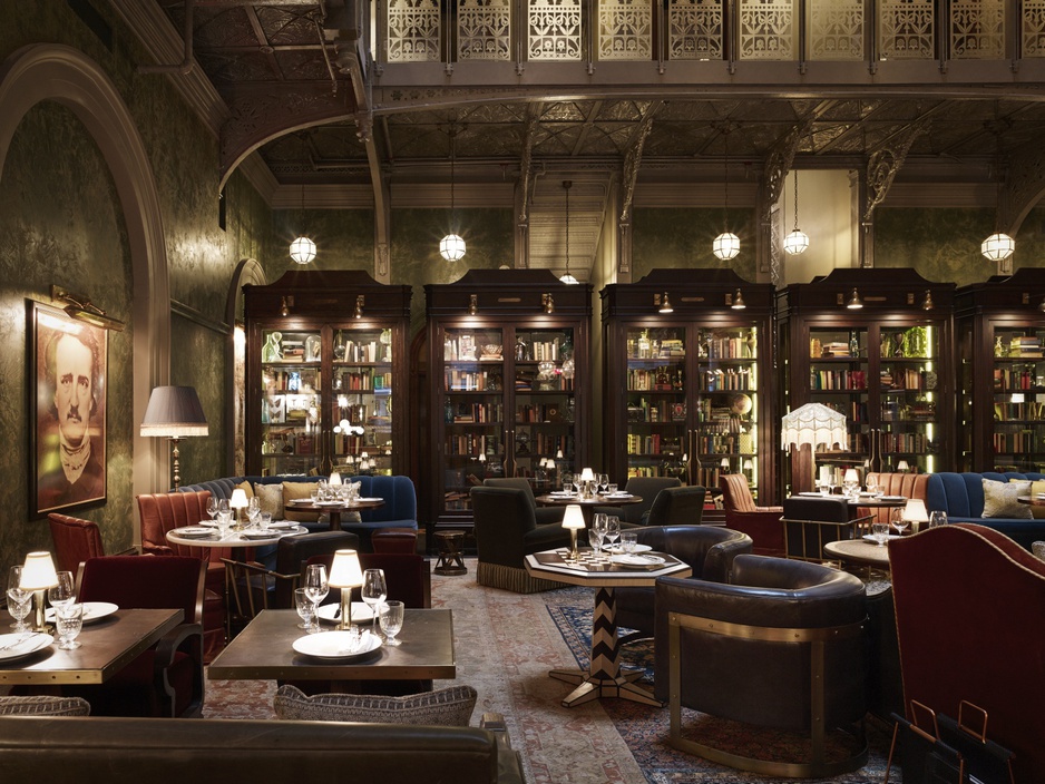 The Beekman Hotel grand lounge