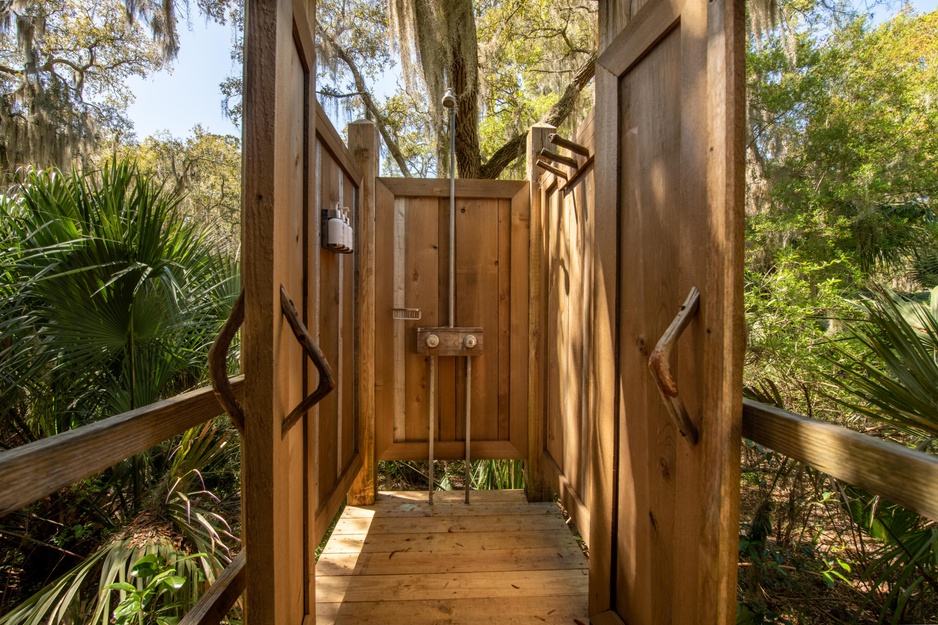 Little St. Simons Island Lodge The Tom House Outdoor Shower