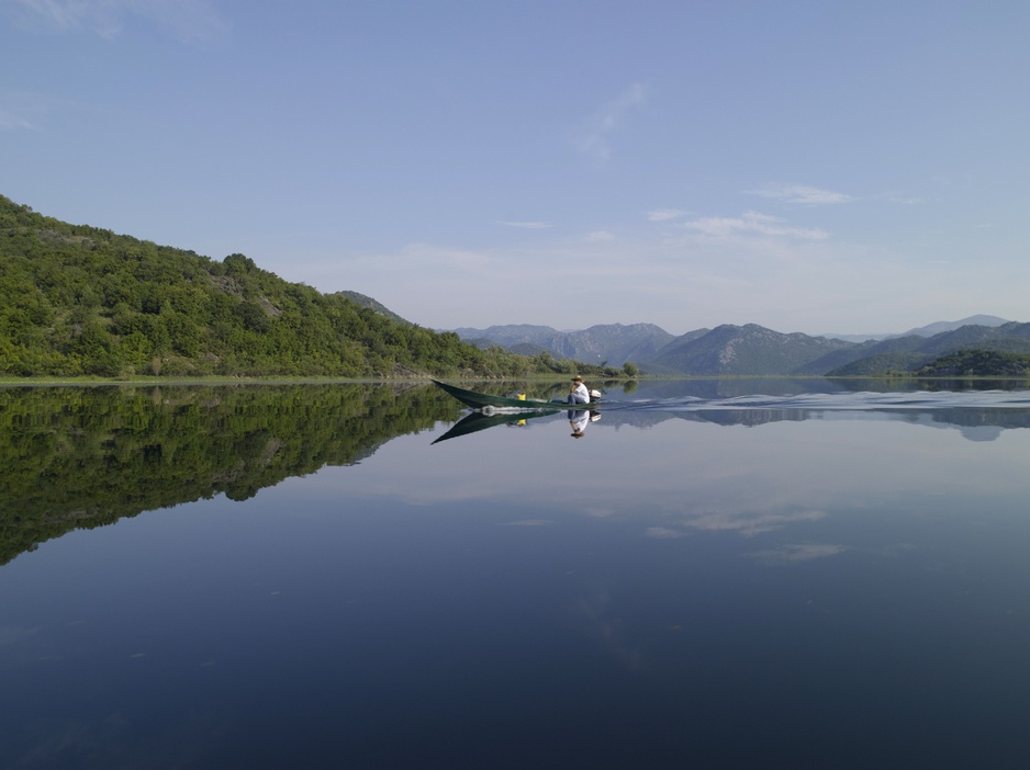 Skadar Lake National Park is shared by Montenegro and Albania