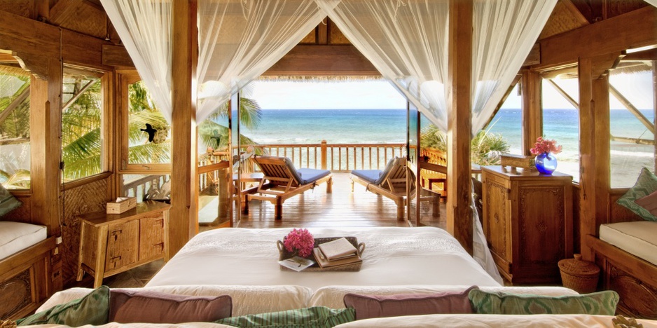 Necker Island room with balcony