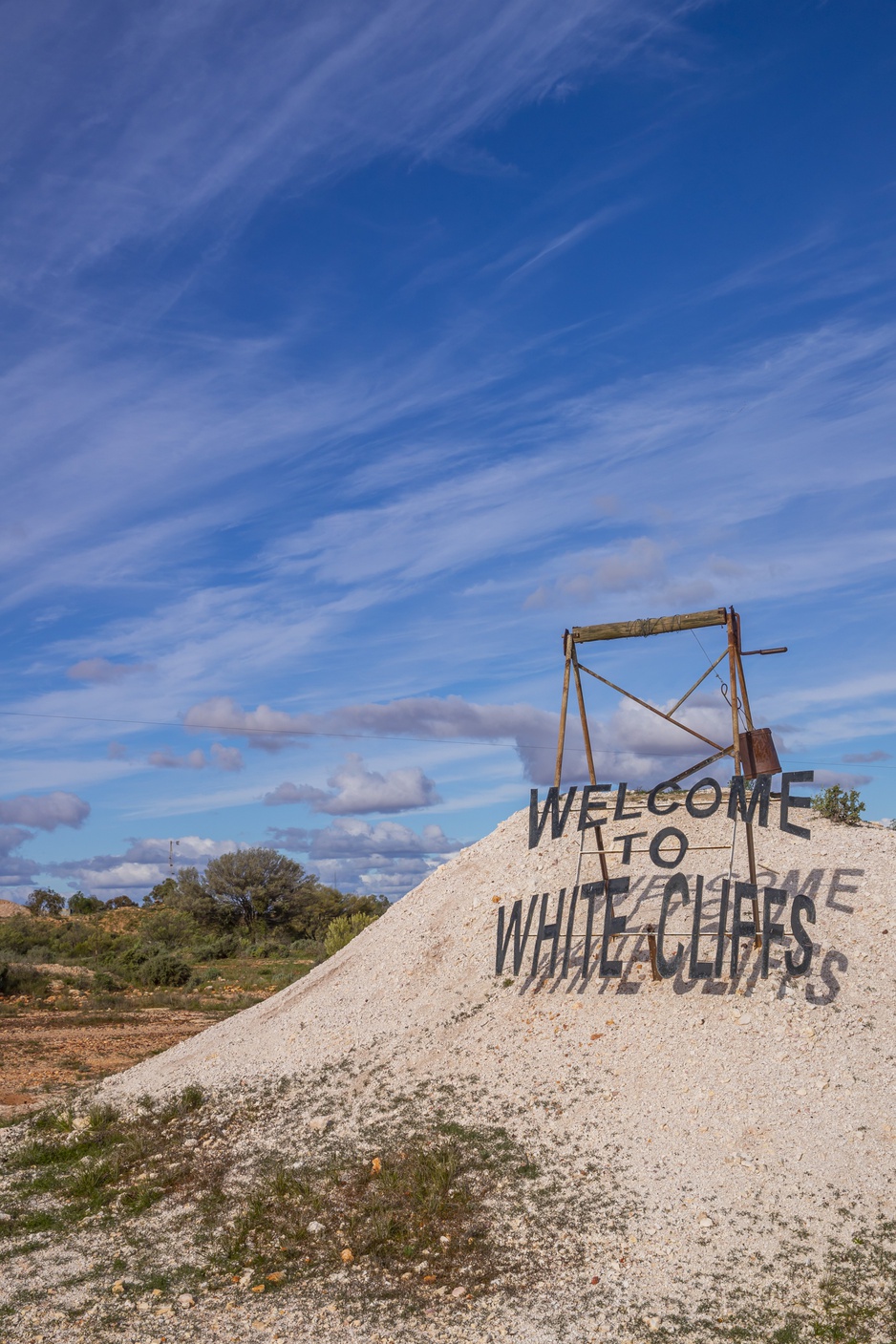 White Cliffs Underground Motel Ground Entrance