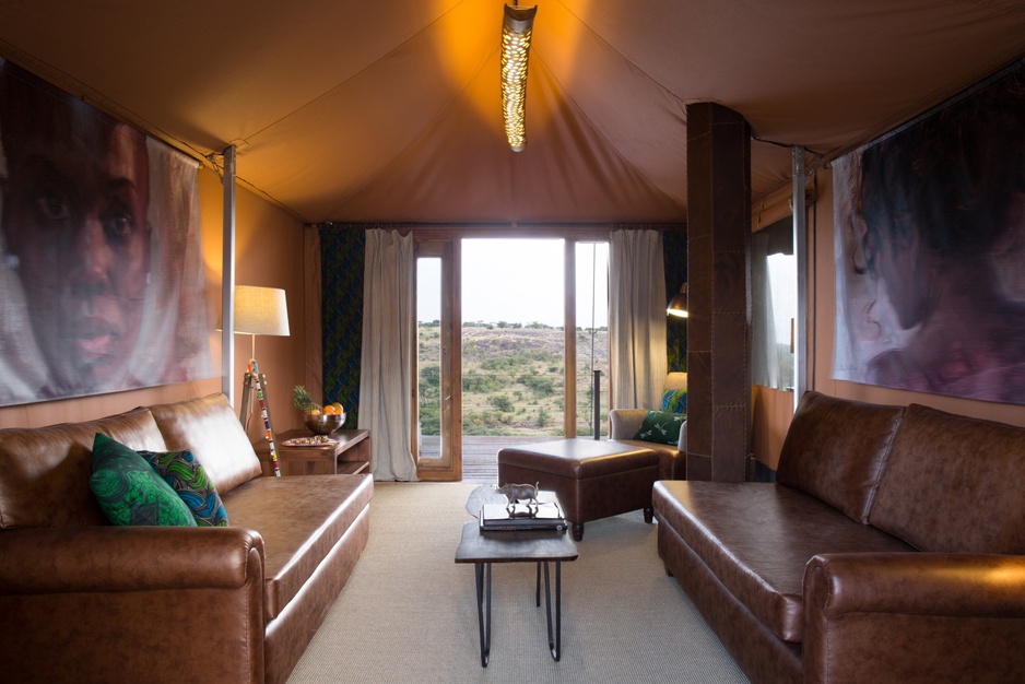 Mahali Mzuri living room