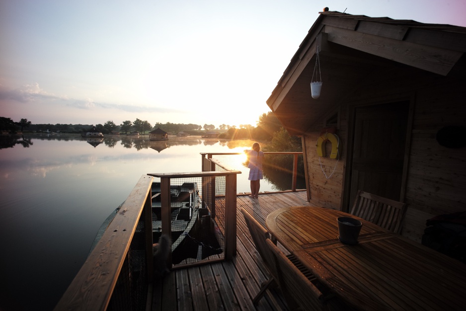 Sunrise view from Floating Village