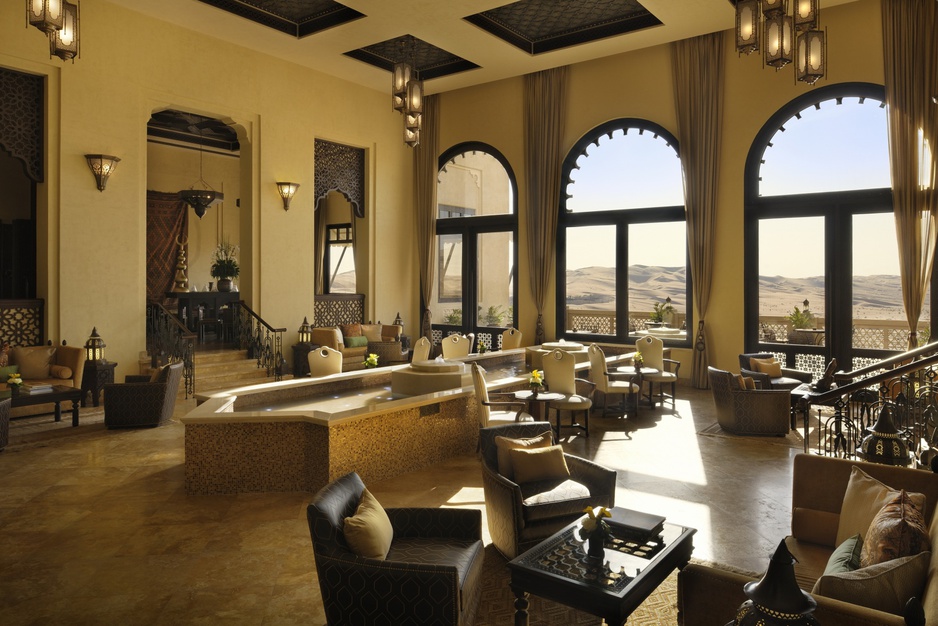 Qasr Al Sarab Desert Resort lobby