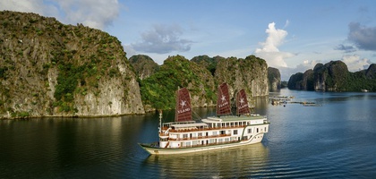 Heritage Line Ylang Ship - Luxurious Cruise in Vietnam's Lan Ha Bay