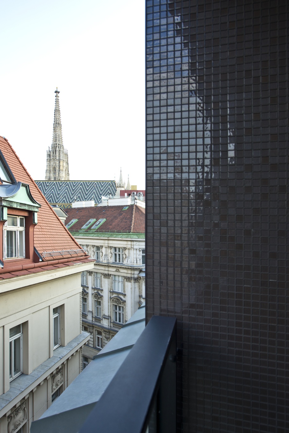 Hotel Topazz Vienna rooftop terrace views