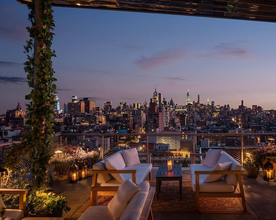 Public Hotel New York Rooftop Terrace