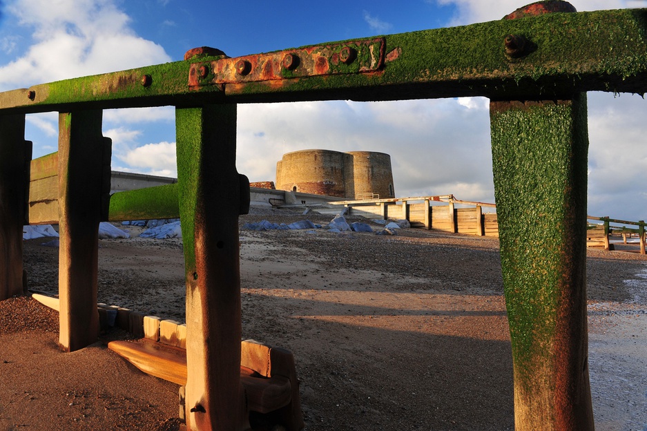 Martello Tower through the bridge