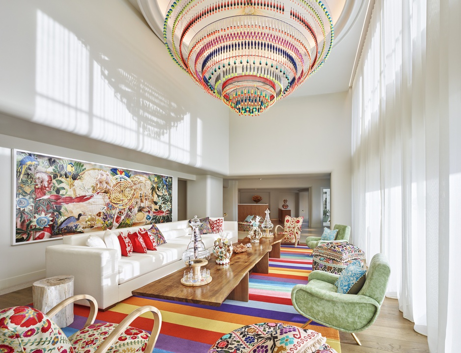 Faena Hotel Spa Waiting Area