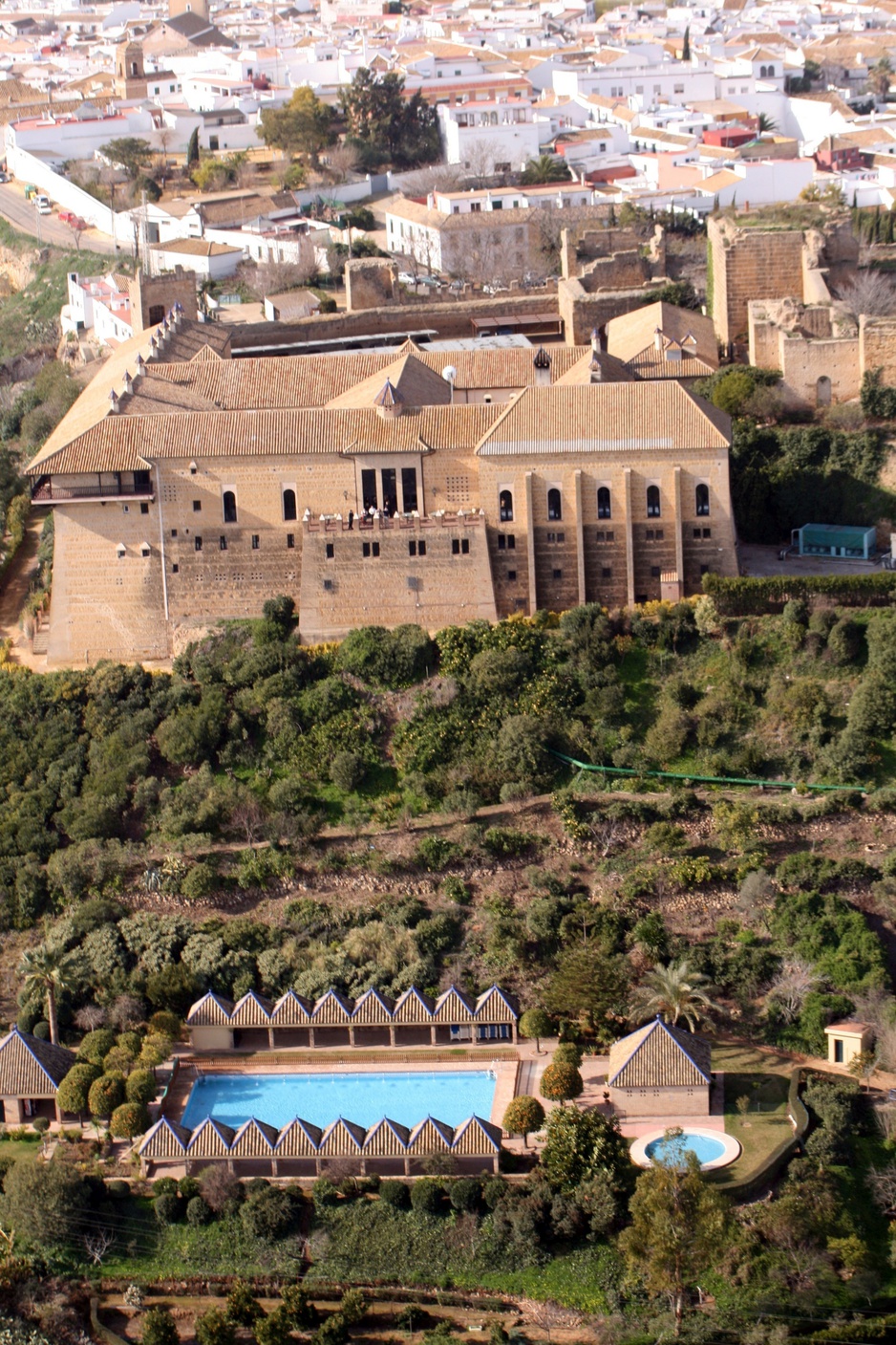 Parador de Carmona Hotel Aerial