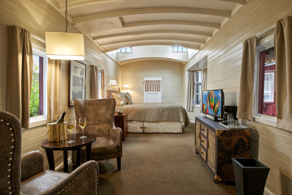 Napa Valley Railway Inn Railcar Room