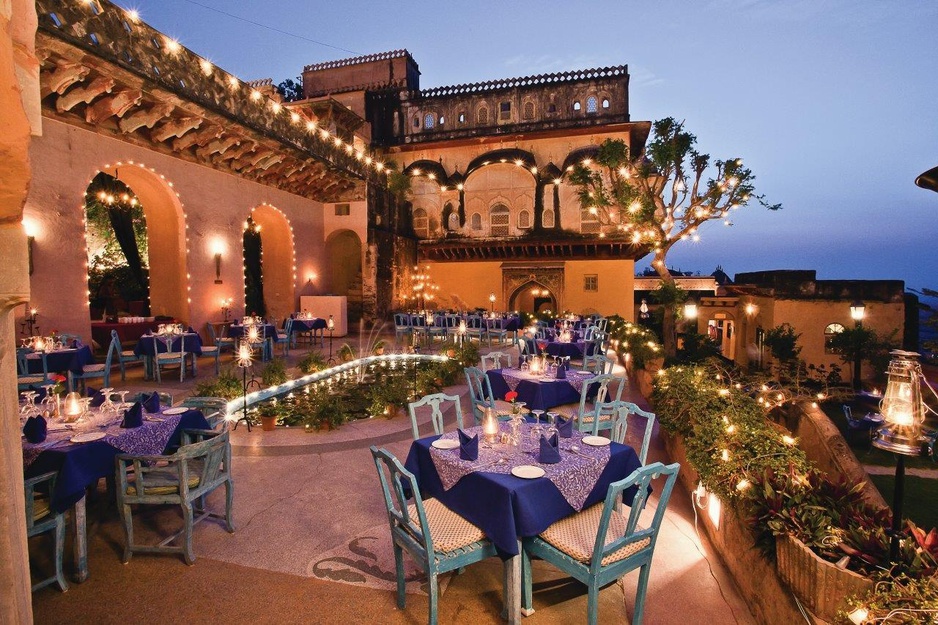 Neemrana Fort Palace terrace