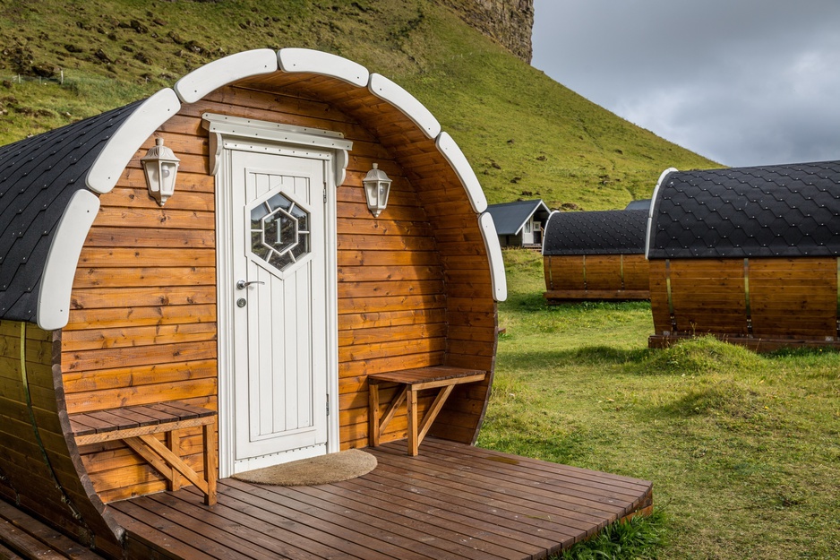 Glamping & Camping Vestmannaeyjar Barrel Buildings