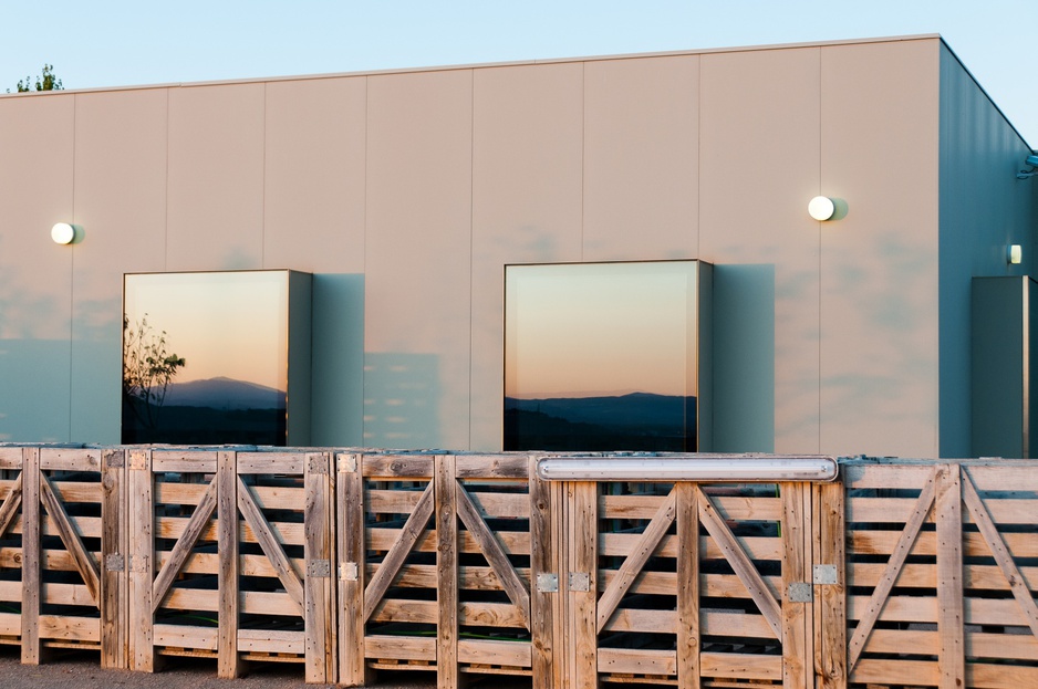 Windows of Hotel Aire de Bardenas