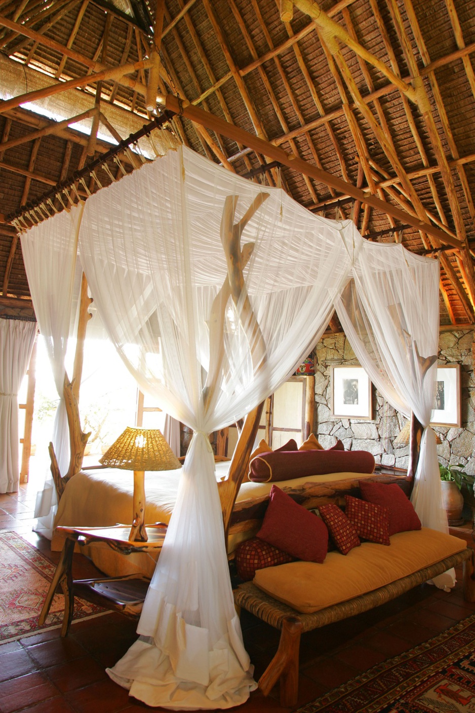 Loisaba house bedroom