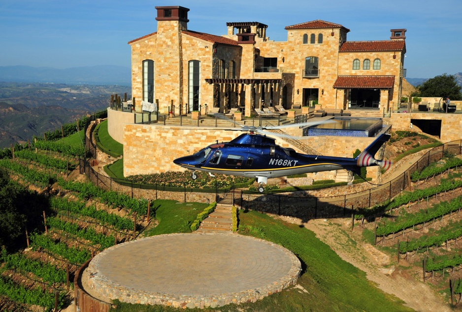 Malibu Rocky Oaks Estate Heli Pad