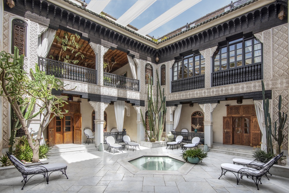 La Sultana Hotel Courtyard