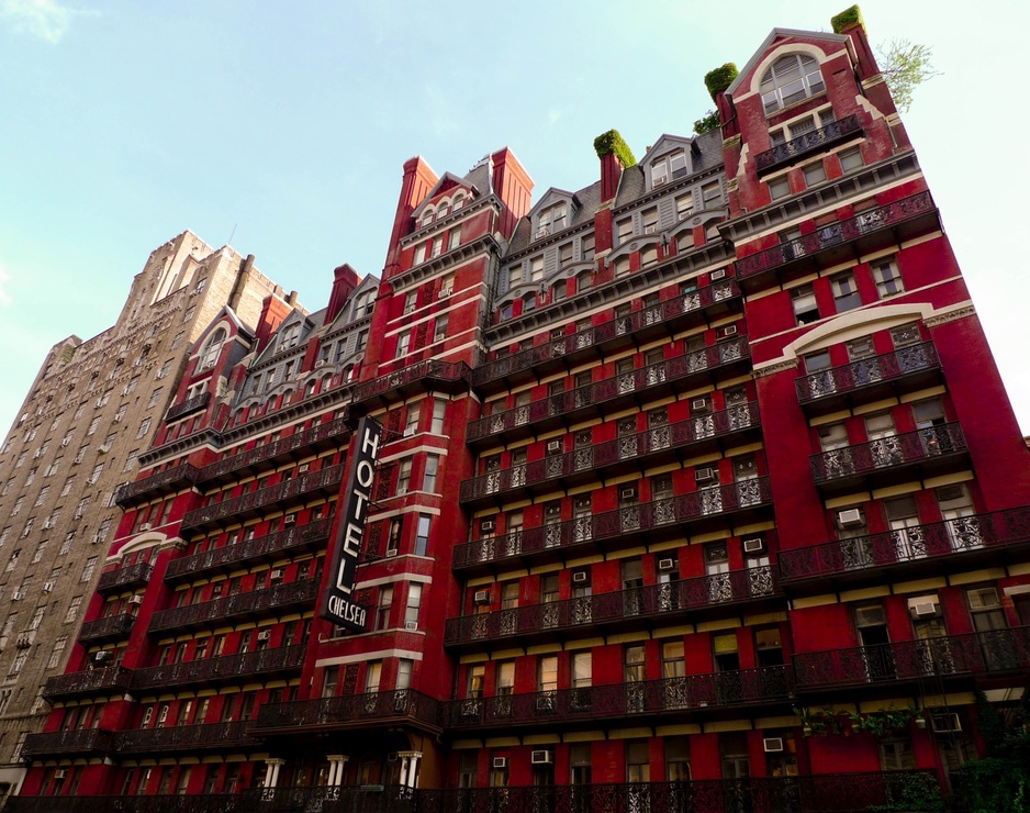 Hotel Chelsea Building in New York