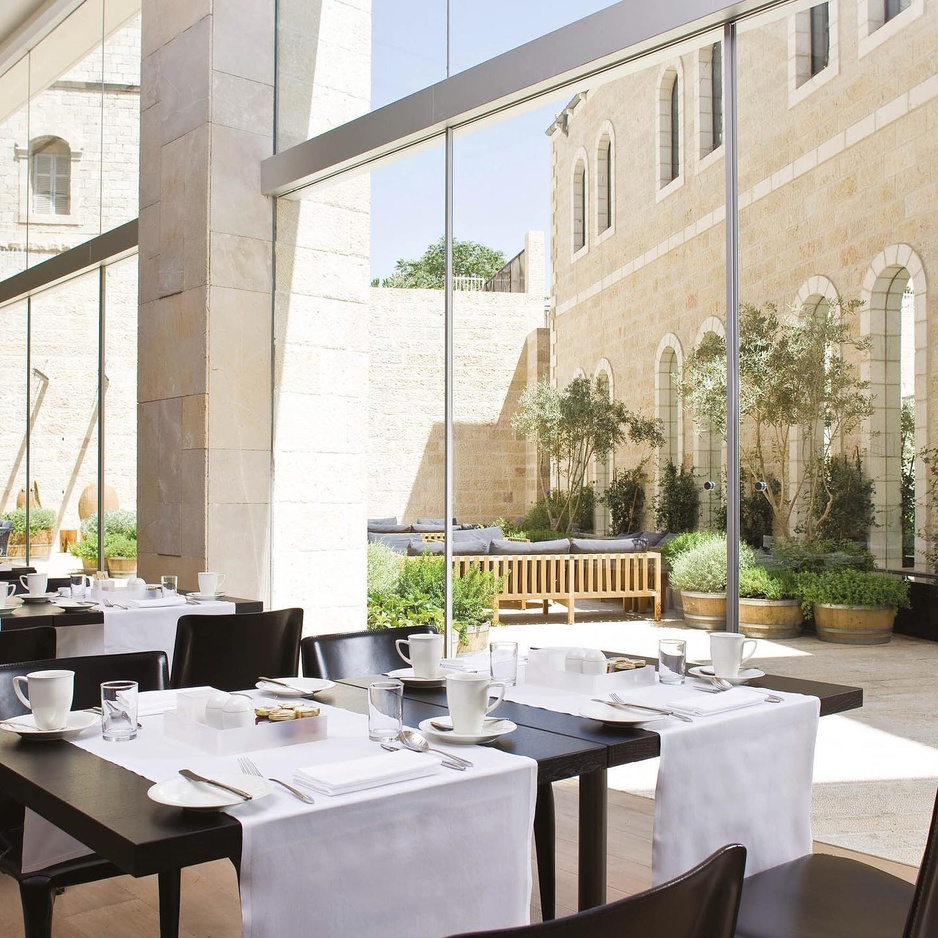 Mamilla Hotel Restaurant View