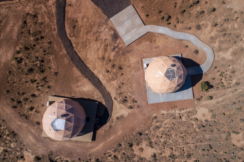 Clear Sky Resorts Domes Aerial