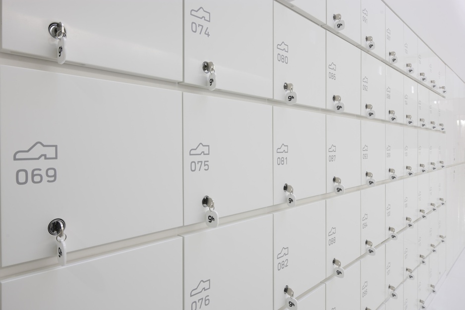 Lockers close-up