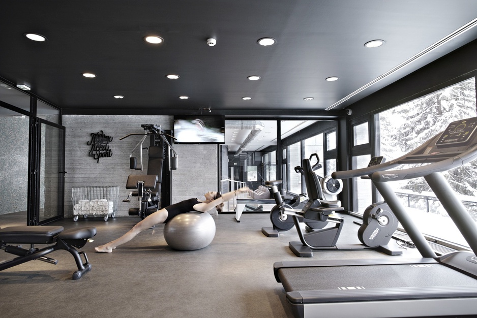 Totem Flaine Hotel gym