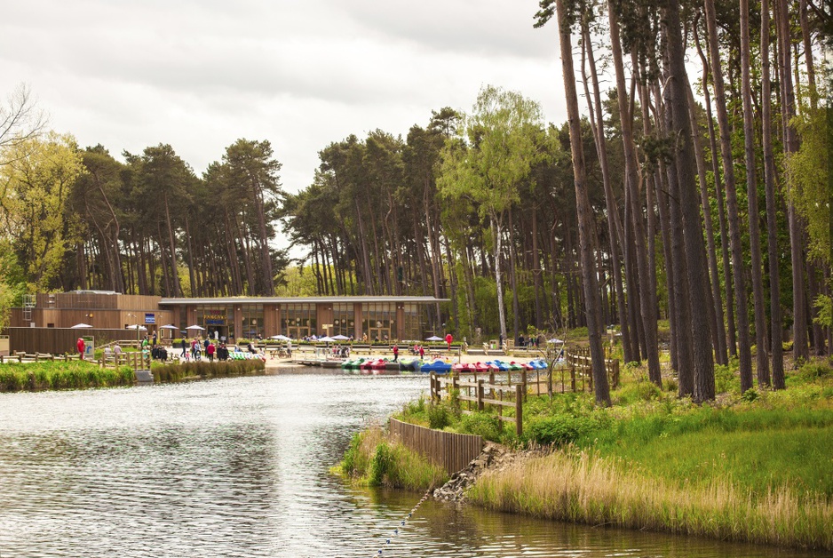 Woburn Forest lake