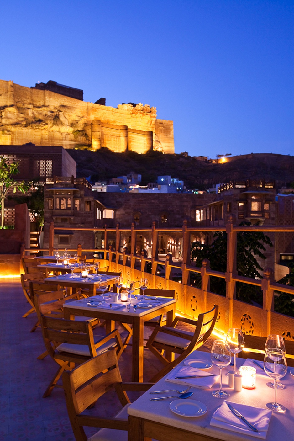 RAAS Jodhpur Darikhana Restaurant Outdoor Dining