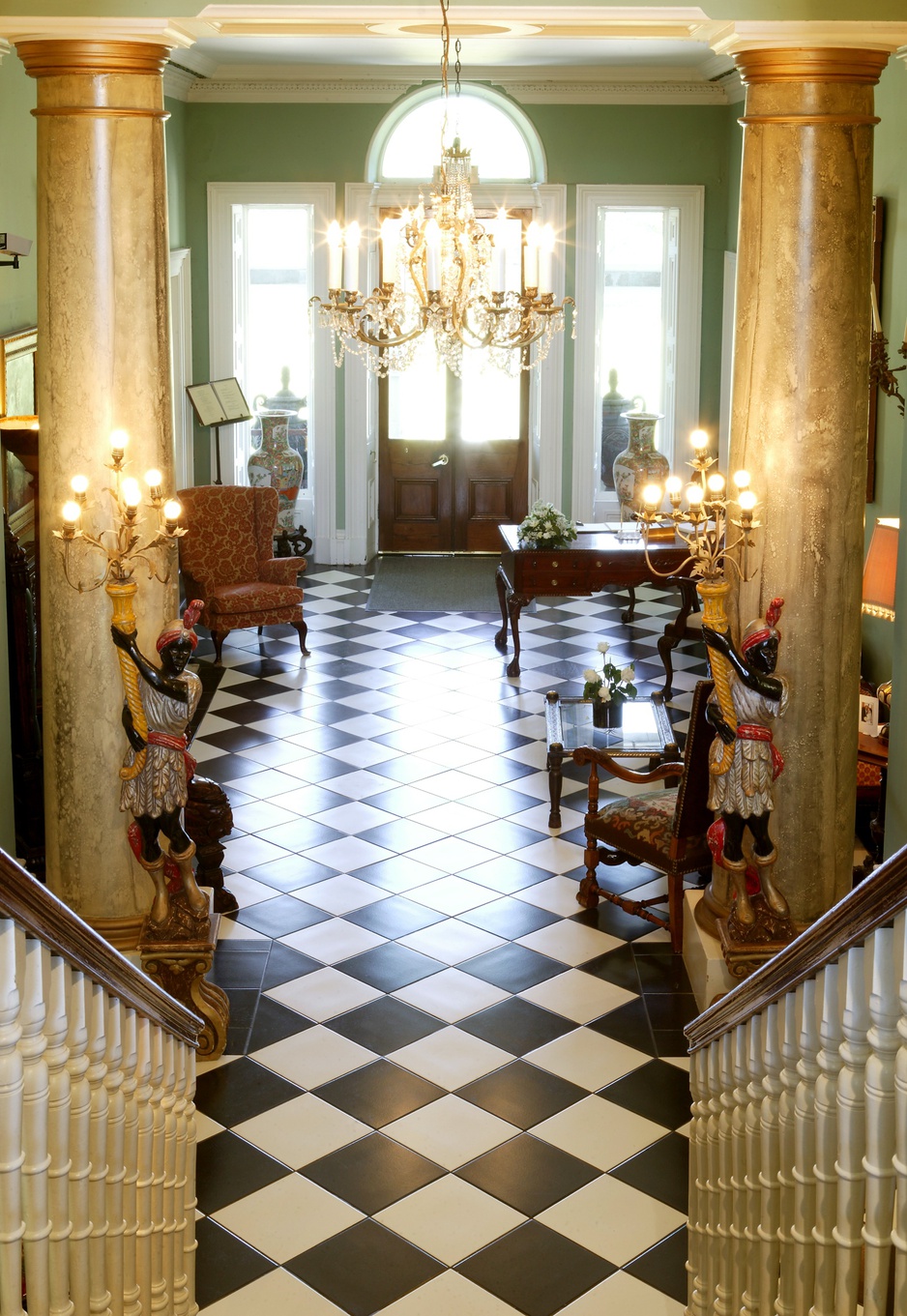 The Ballyseede Castle entrance interior