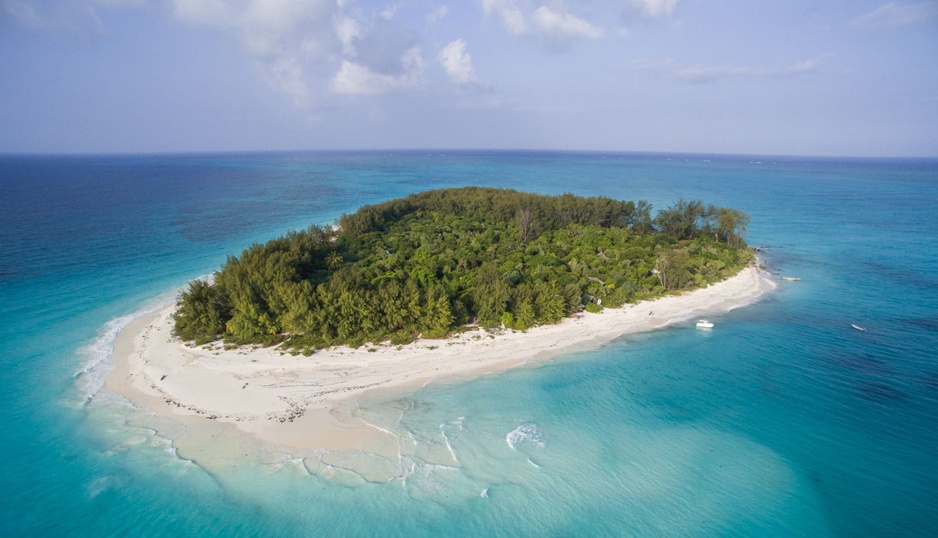 andBeyond Mnemba Island from above