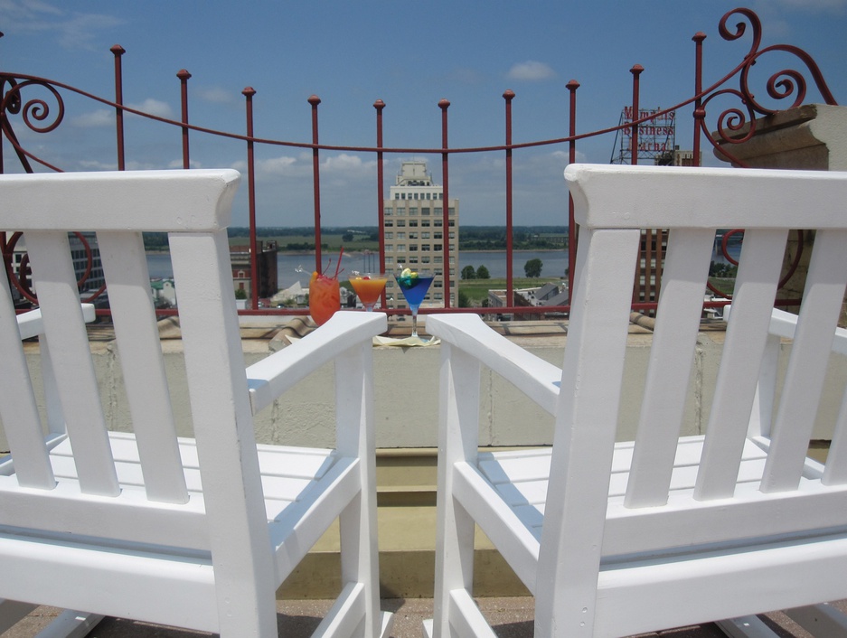 Peabody Memphis rooftop views