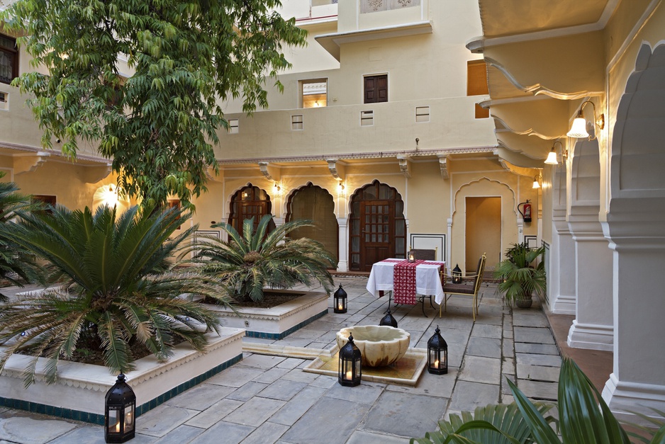 Samode Haveli courtyard