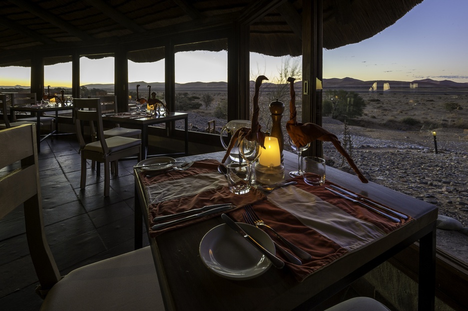 Kulala Desert Lodge restaurant