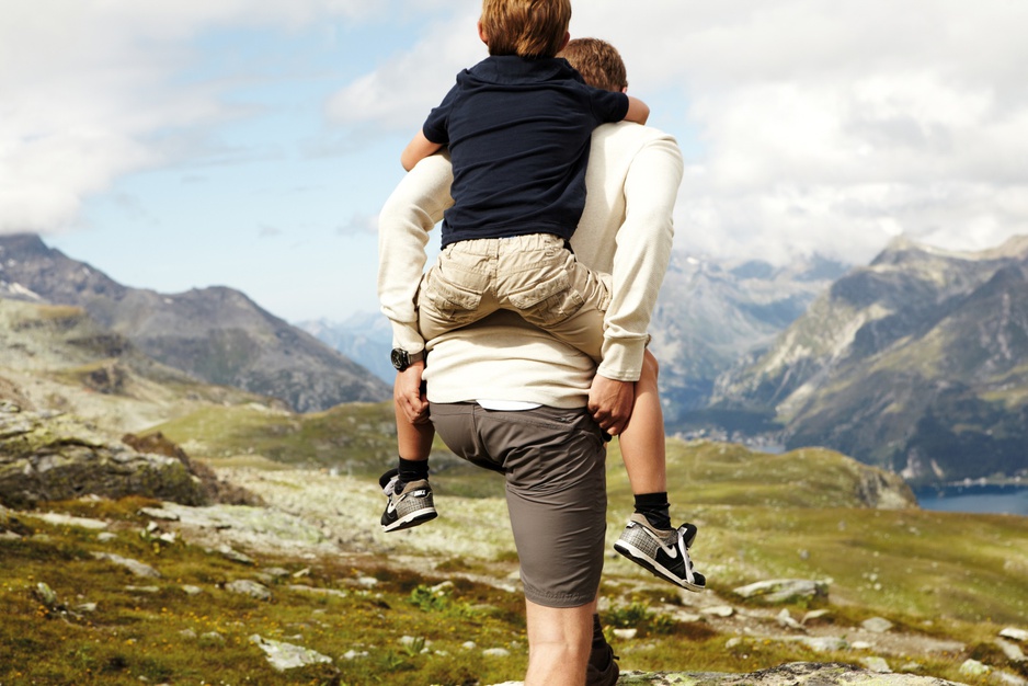 Swiss Alpine trekking