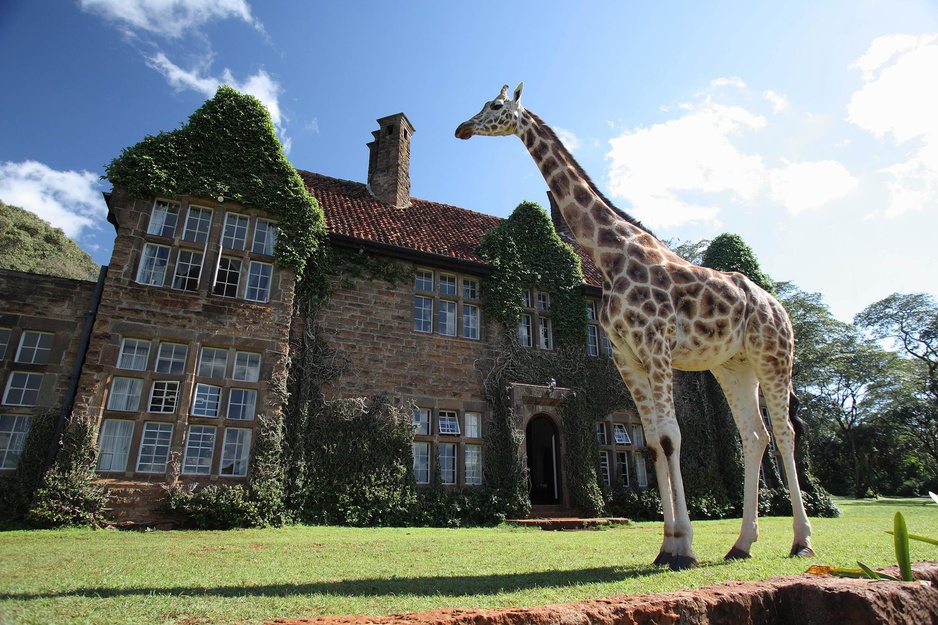 Giraffe Manor duplex suite