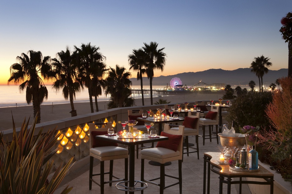 Casa Del Mar Hotel Terrace Evening View Of The Ocean