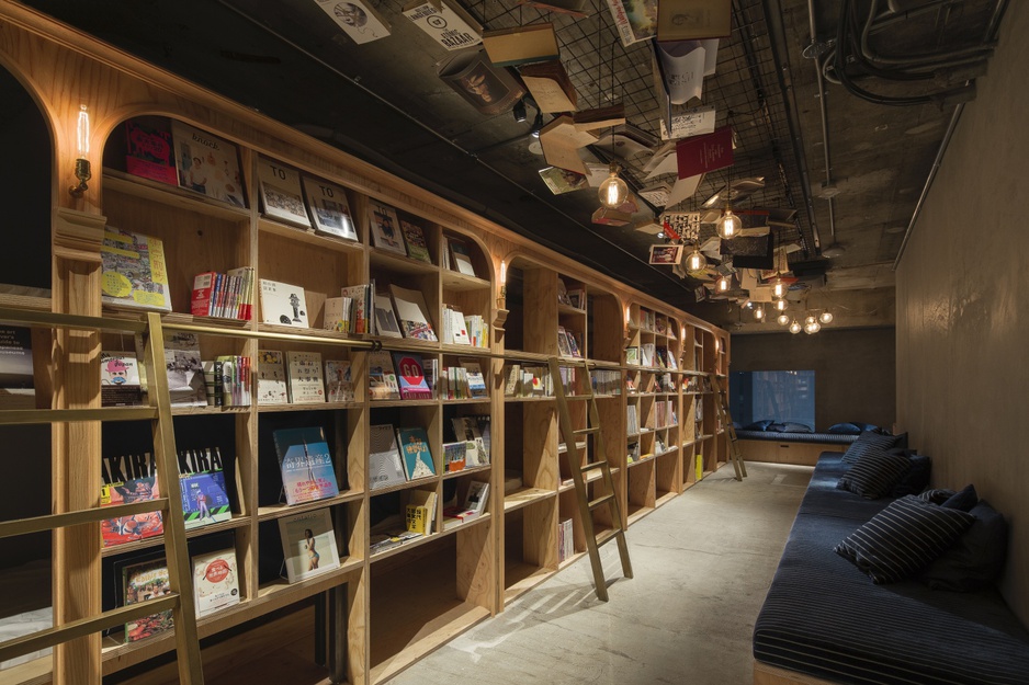 Book and Bed Tokyo lobby