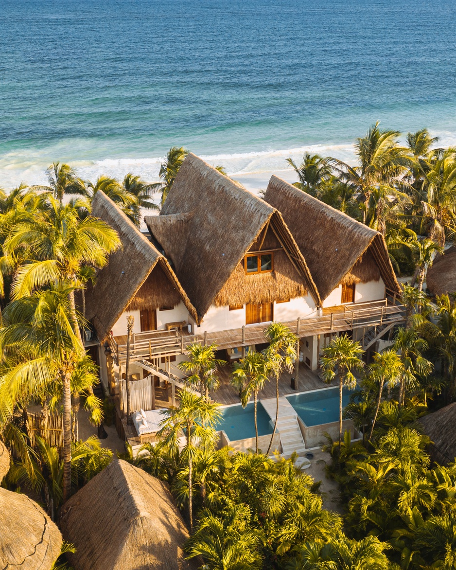 La Valise Tulum Backside With Pools