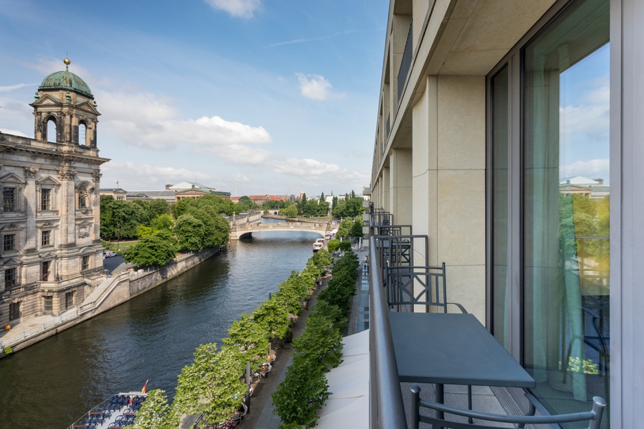 Radisson Blu Berlin Balcony with Museum District View