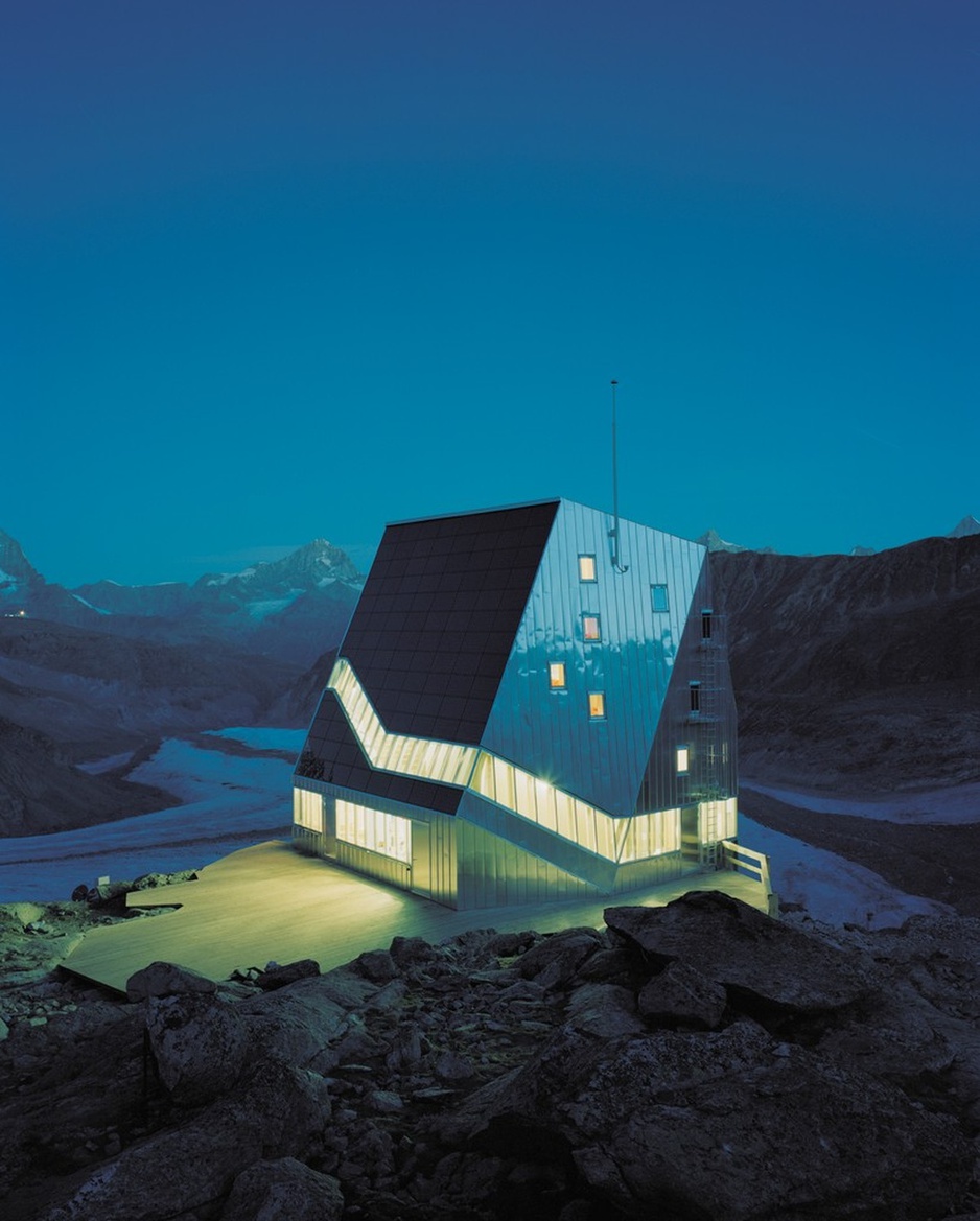 The New Monte Rosa Hut Swiss Alps