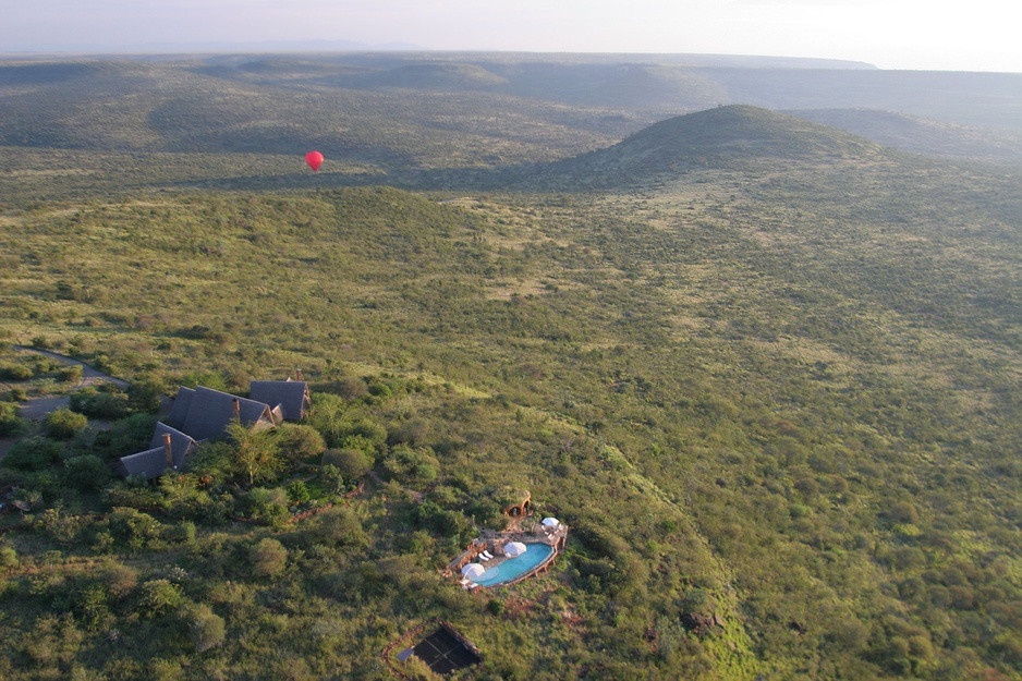 Loisaba house aerial photo