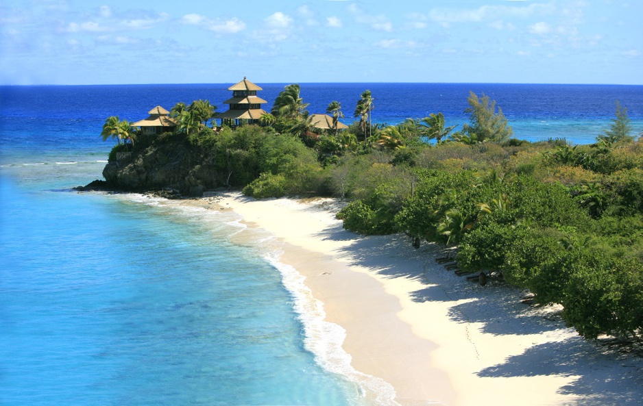 Necker Island shore