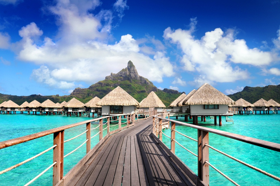 Over water bungalows