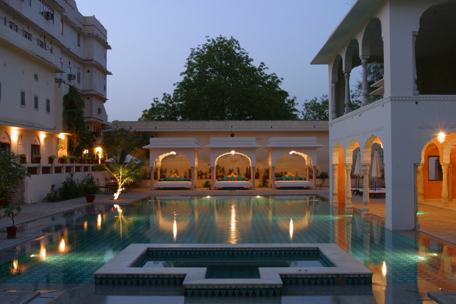 Samode Haveli swimming pool