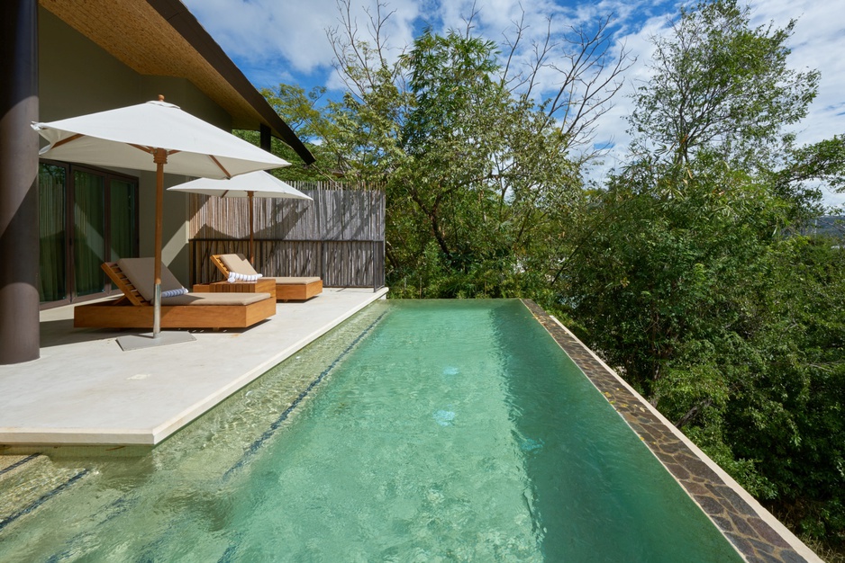 Private pool at the presidential suite